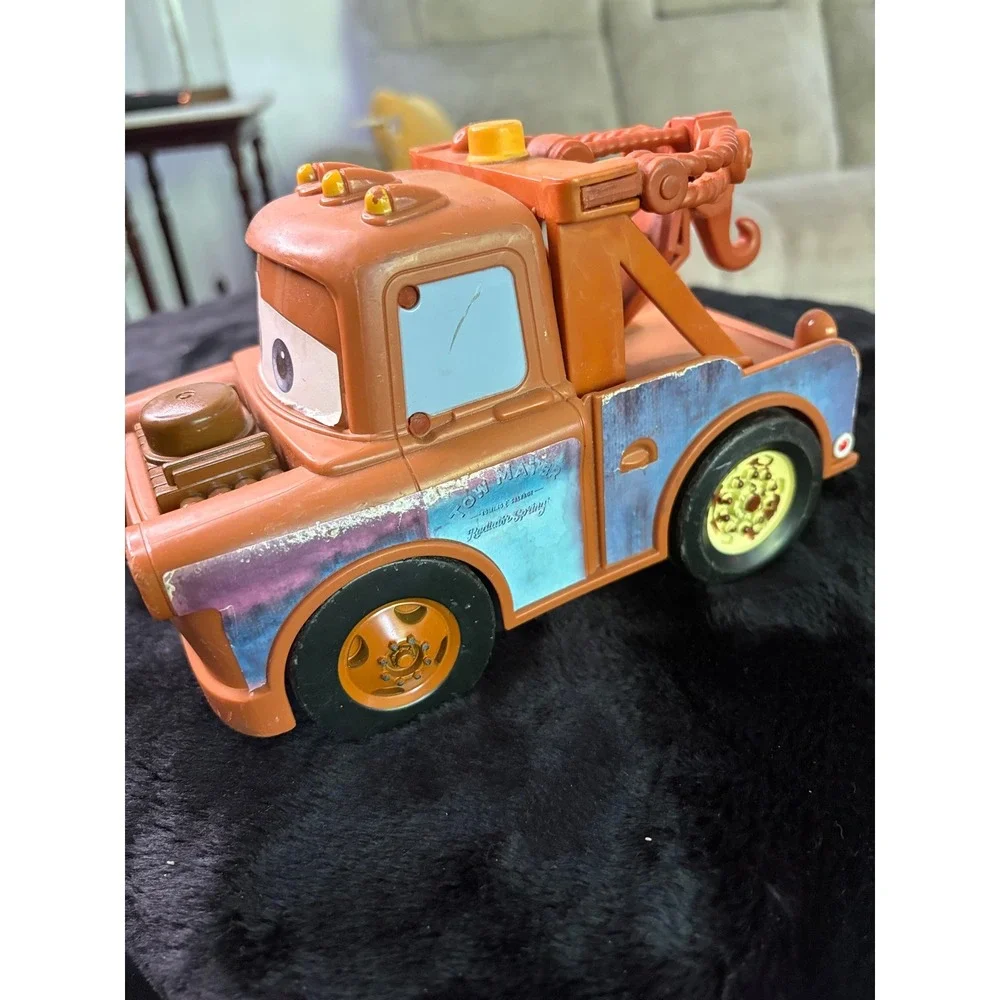 Disney Pixar Cars Tow Mater RC Truck Mattel 49MHz Brown Radiator Springs Toy